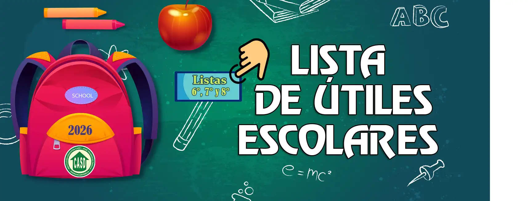 ÚTILES ESCOLARES 2026